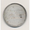 Portugal - 2000 Reis - Pedro II - retravaillé et gravé - argent - TTB