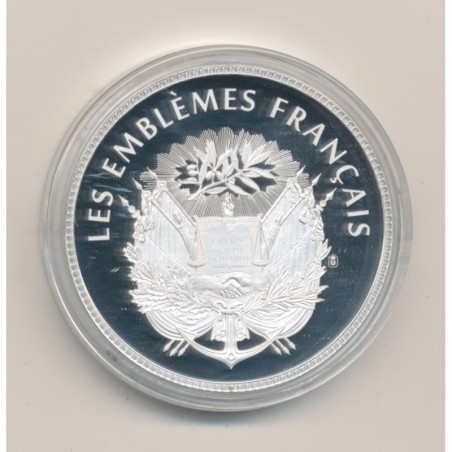 Médaille - Première guerre mondiale - liberté - Les Emblèmes Français - cuivre argenté - 40mm