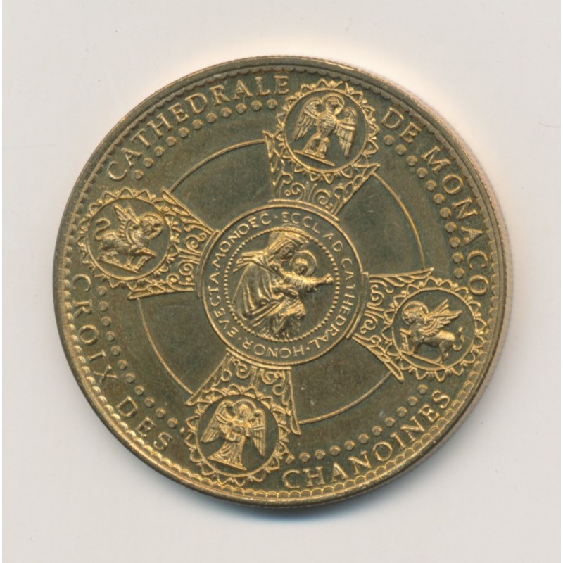 Médaille - Cathédrale de monaco - croix des chanoines - 34mm