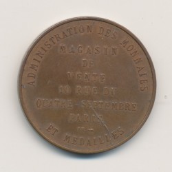 Médaille - Ajusteur de la Monnaie de Paris - 1767 - cuivre 2