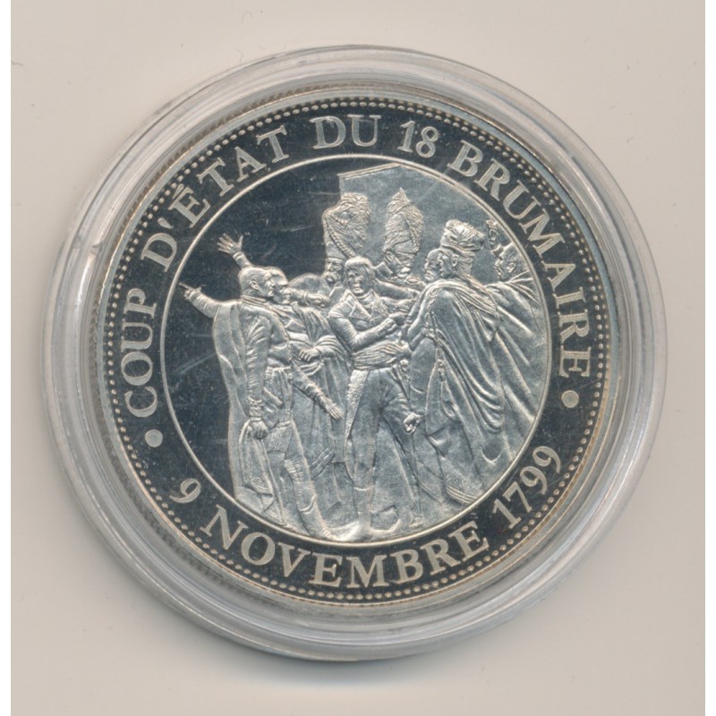 Médaille - Coup d'état du 18 brumaire - 9 novembre 1799 - Collection Napoléon Bonaparte