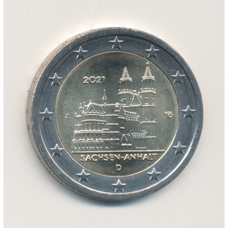2€ Allemagne 2021 - cathédrale de Magdebourg - Sachsen-Anhalt