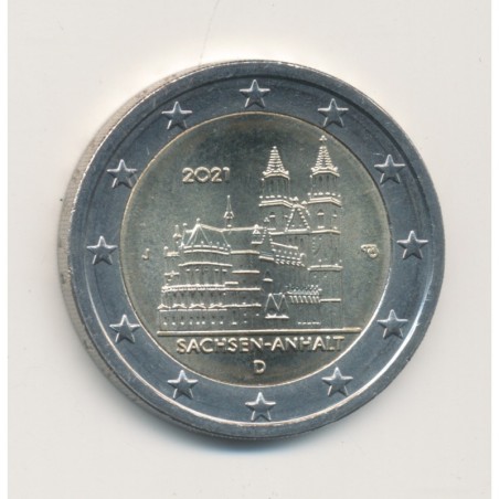 2€ Allemagne 2021 - cathédrale de Magdebourg - Sachsen-Anhalt