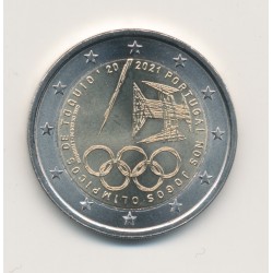 2 Euro couleur - Portugal 2021 - Jeux Olympiques de Tokyo 