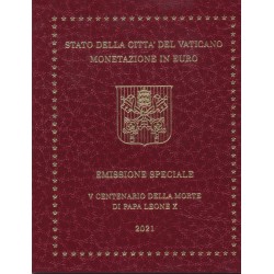 BU Vatican 2021 - Armoiries du Vatican - 9 Pièces - avec 5€ - 8.000 ex 2