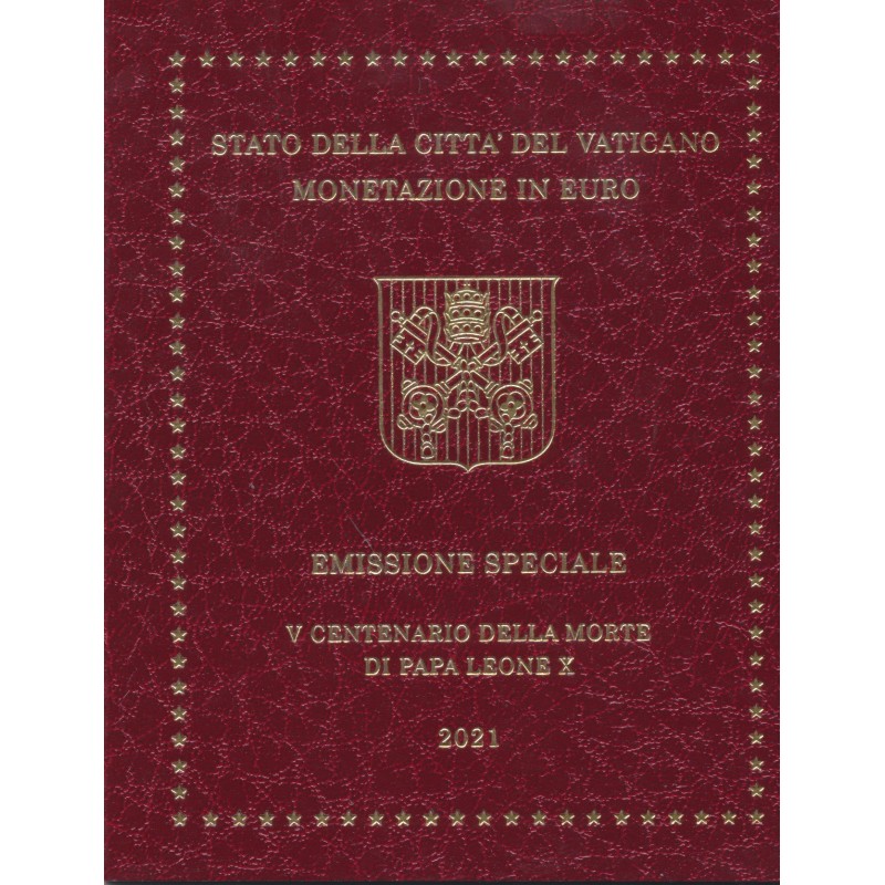 BU Vatican 2021 - Armoiries du Vatican - 9 Pièces - avec 5€ - 8.000 ex