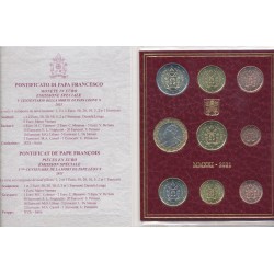 BU Vatican 2021 - Armoiries du Vatican - 9 Pièces - avec 5€ - 8.000 ex