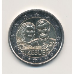 2€ Luxembourg 2021 - Mariage - Type relief