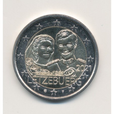 2€ Luxembourg 2021 - Mariage - Type relief