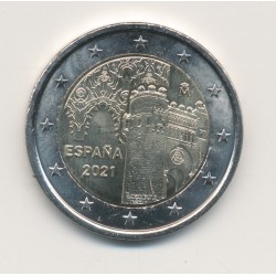 2 Euro Espagne - 2021 - ville historique de Tolède