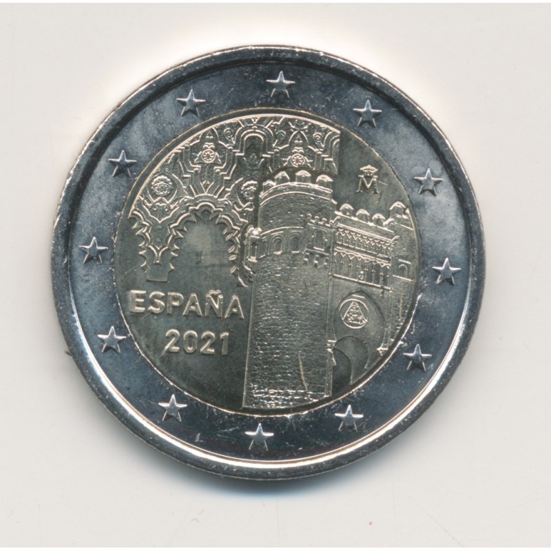 2 Euro Espagne - 2021 - ville historique de Tolède