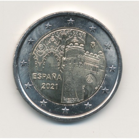 2 Euro Espagne - 2021 - ville historique de Tolède