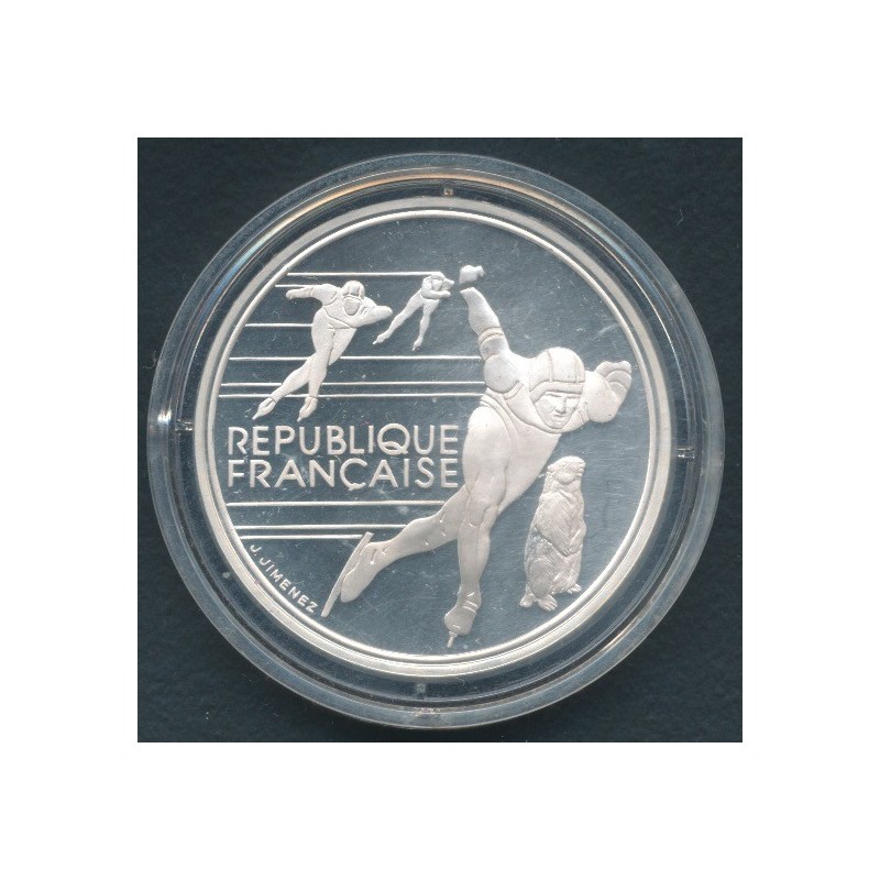 100 Francs JO Patinage vitesse 1990