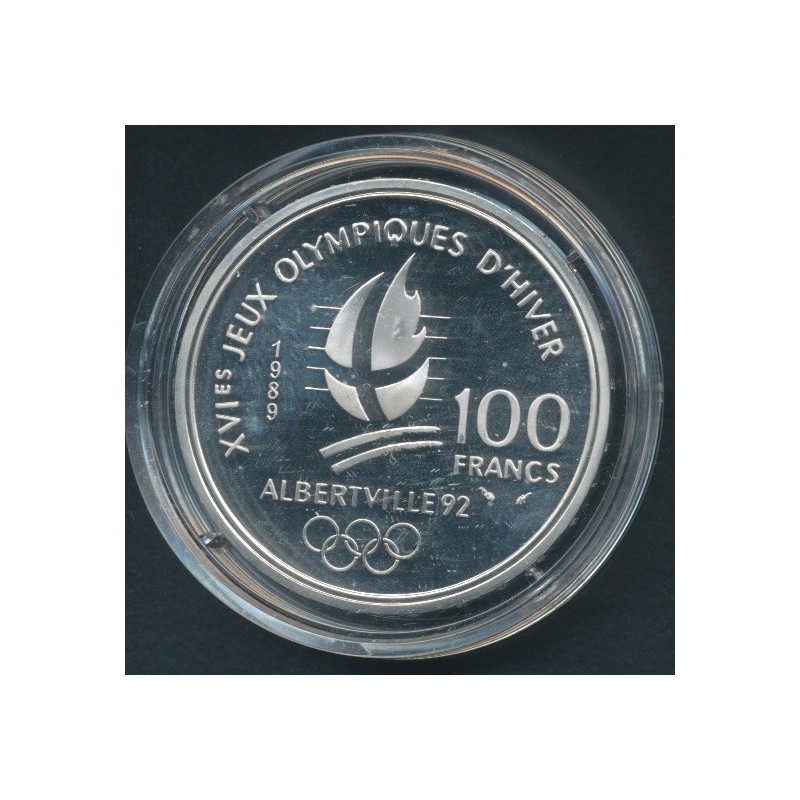 100 Francs JO Partinage artistique 1989