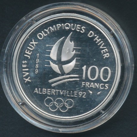 100 Francs JO Partinage artistique 1989