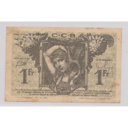 Dept 33 - 1 Franc 1921 - Bordeaux - série 8 - TB+ 2