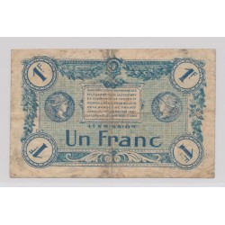 Dept 10 - 1 Franc 1918 - Troyes - série 187 - TB 2