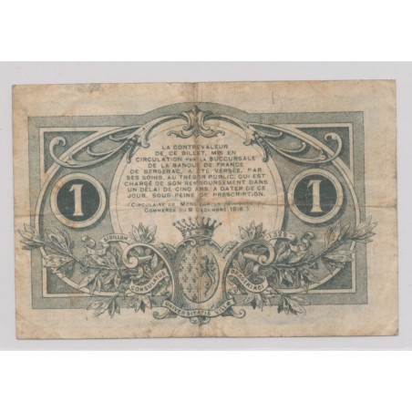 Dept24 - 1 Franc 1917 - Bergerac - TB