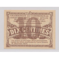 Dept 59/62 - 10 Centimes 1918 - Nord et Pas de calais - SUP 2