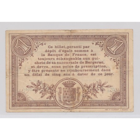 Dept24 - 1 Franc 1914 - Bergerac - Série RR - TTB