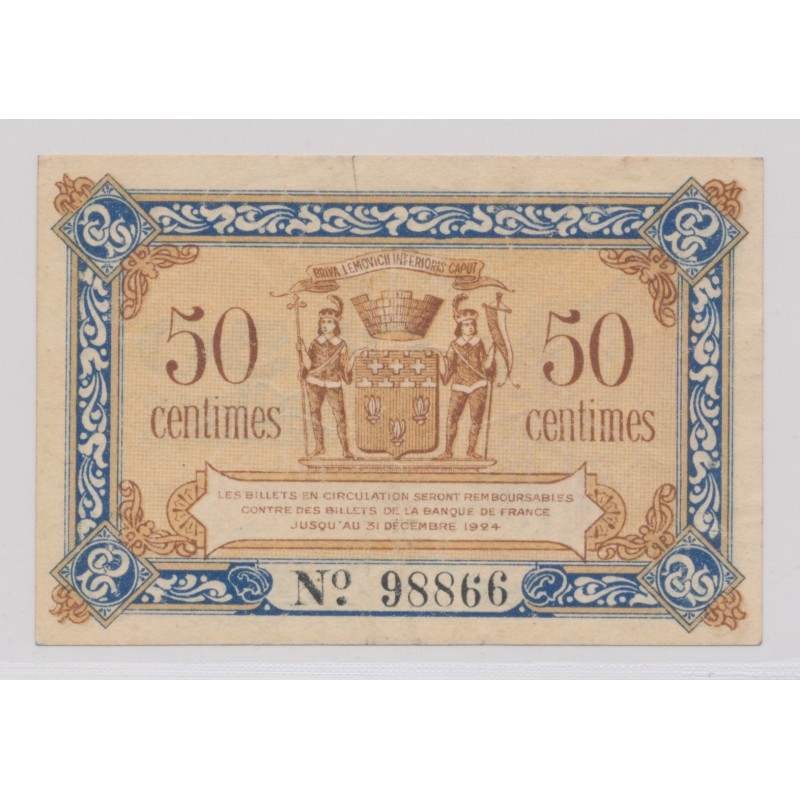 Dept19 - 50 Centimes ND - Brive - TTB