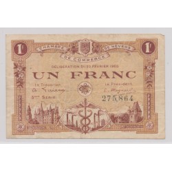 Dept58 - 1 Franc 1920 - Nevers - 3e série  TB+