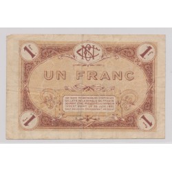 Dept58 - 1 Franc 1920 - Nevers - 3e série  TB+ 2