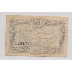 Dept51 - 50 Centimes 1920 - La Marne - TB+ 2