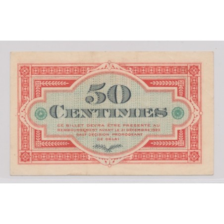 Dept70 - 50 Centimes 1920 -Gray et Vesoul - série B.59 - TTB