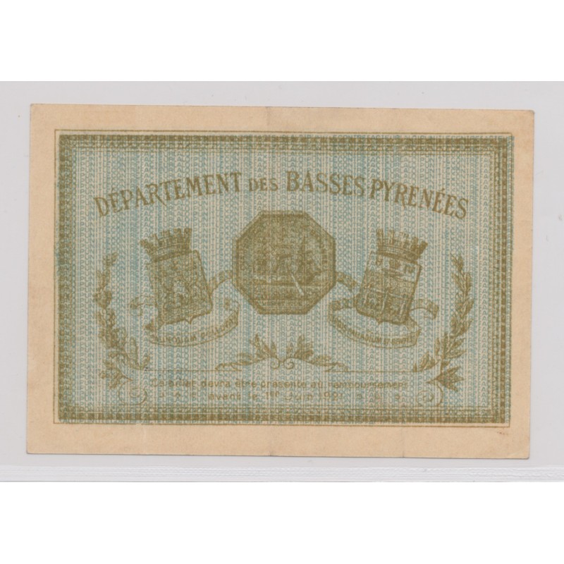 Dept64 - 50 Centimes 1916 - Bayonne - Série O - TTB
