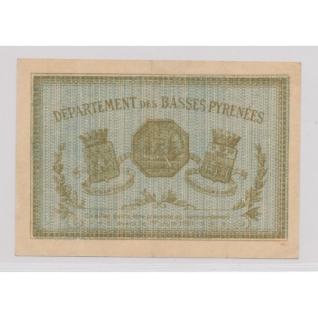 Dept64 - 50 Centimes 1916 - Bayonne - Série O - TTB