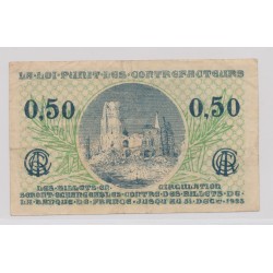 Dept62 - 50 Centimes 1918 - Arras - TTB 2