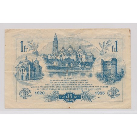 Dept24 - 1 Franc 1920 - Perigueux - TTB