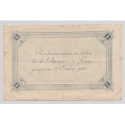 Dept62 - 1 Franc 1916 - Calais - 8e émission - TB 2