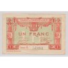 Dept62 - 1 Franc 1919 - Calais - Rouge et série B - TTB