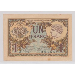 Dept75 - 1 Franc 1920 - Paris - TTB