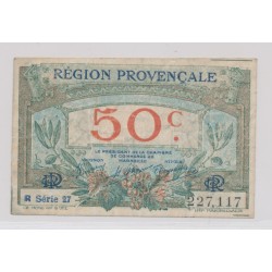 50 Centimes - Région provençale - série 27 - TTB