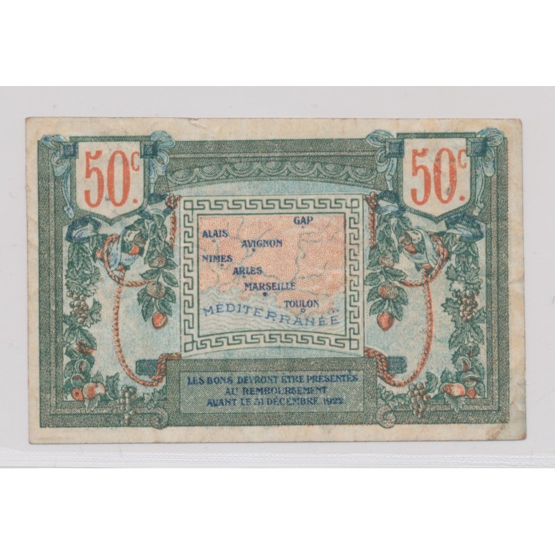 50 Centimes - Région provençale - série 27 - TTB