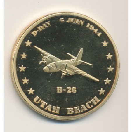 Médaille - B-26 - Utah Beach - D-Day - 6 juin 1944 - 34mm
