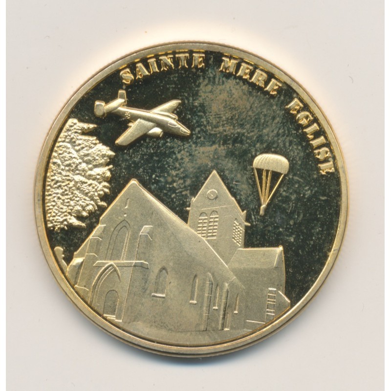 Médaille - Ste mère l'église - D-Day débarquement allié - 6 juin 1944 - 34mm