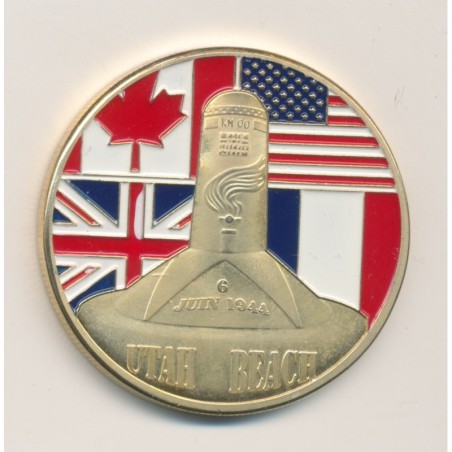 Médaille - Utah Beach - D-Day - 6 juin 1944 - 40mm