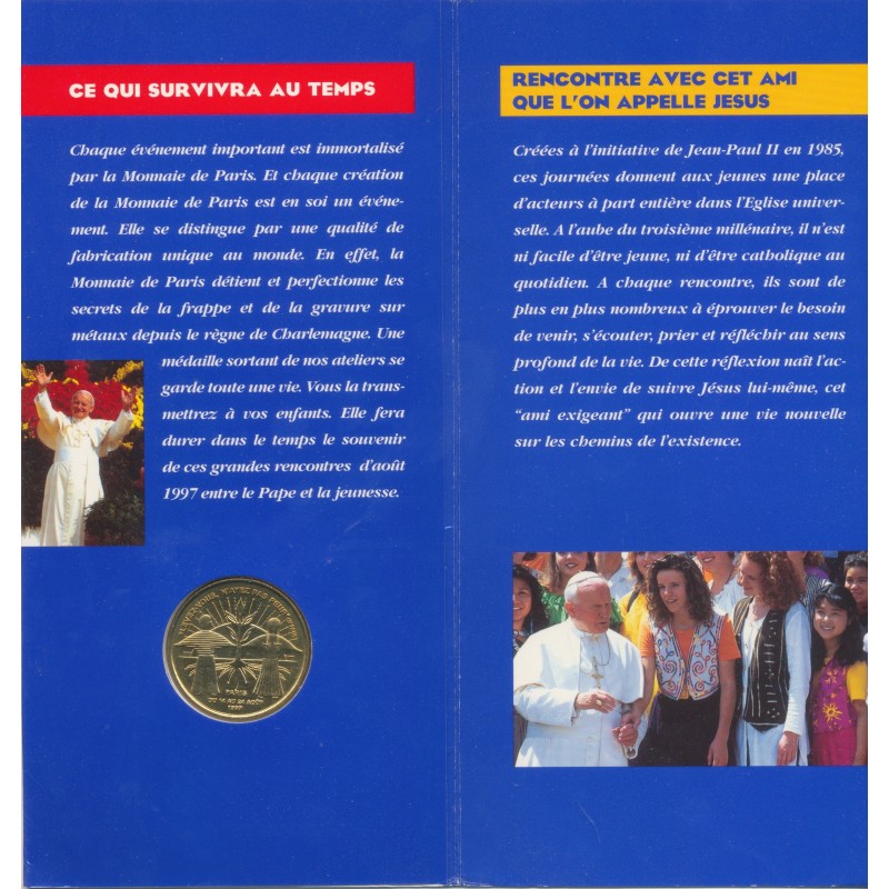 Dept7506 - Journée mondiale pour la jeunesse - Jean Paul II - 1997 - Paris