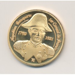 Médaille - Napoléon Bonaparte - 1er consul de France - Napoléon à cheval - 31mm