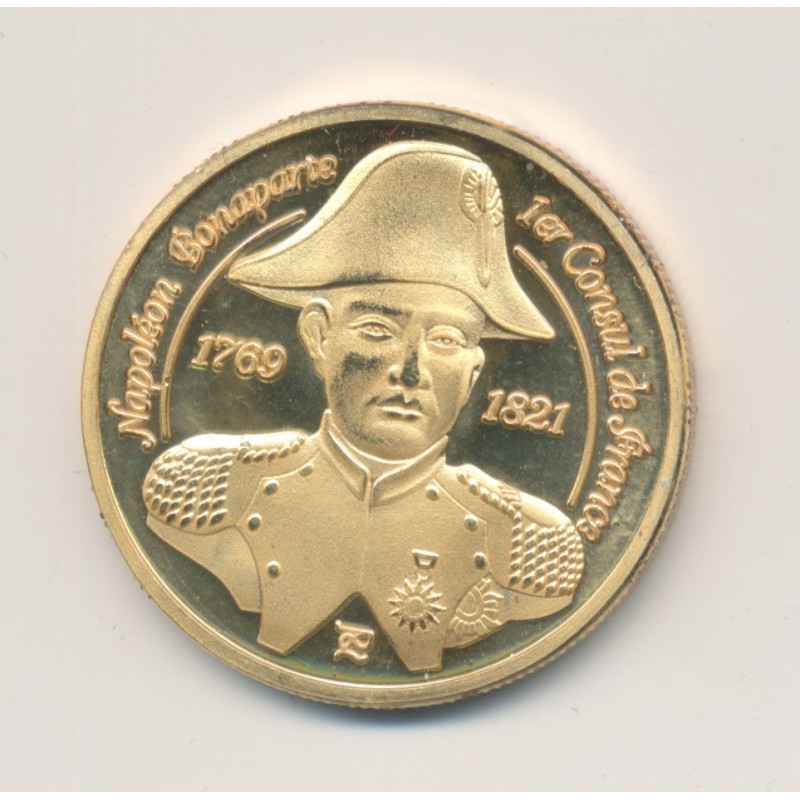 Médaille - Napoléon Bonaparte - 1er consul de France - Napoléon à cheval - 31mm