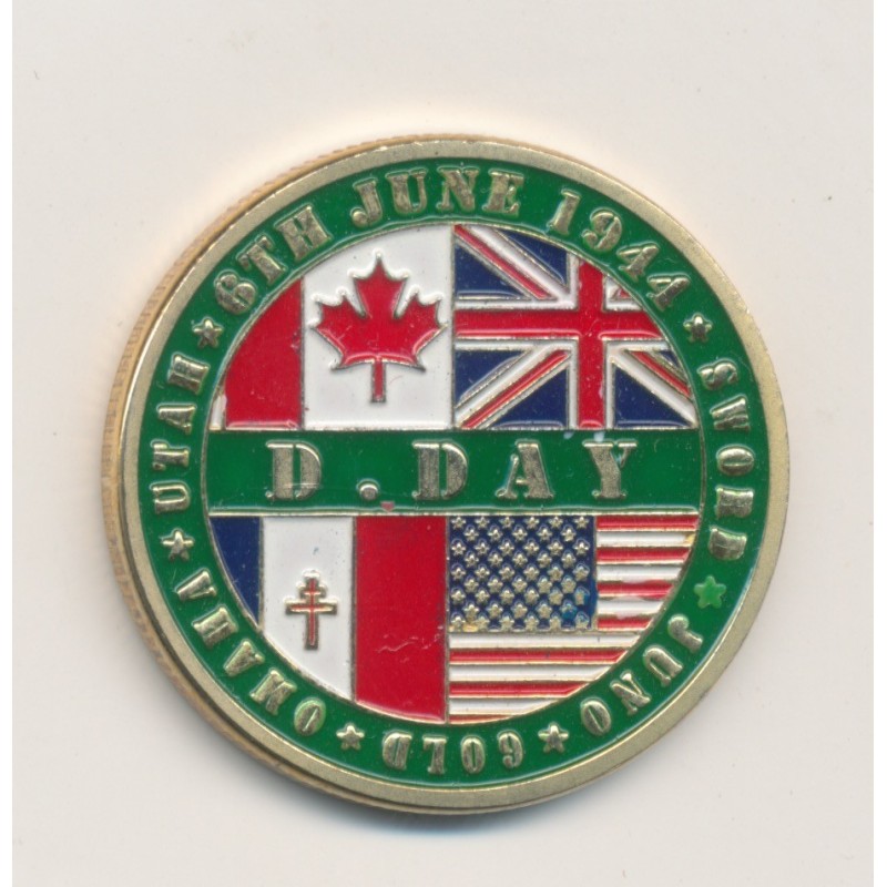 Médaille - Ste mère l'église - D-Day - 6 juin 1944 - 31mm