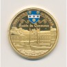 Médaille - Cherbourg octeville - bassin du commerce - en couleur - 31mm