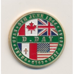 Médaille - parachutistes - D-Day - 6 juin 1944 - 31mm 2