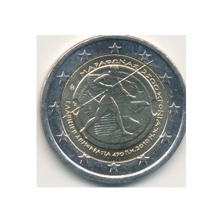 2€ Grece - 2010 - 2500e anni bataille de Marathon. 
