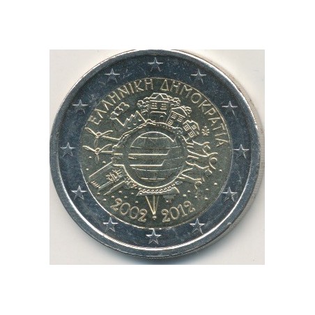 2€ Grece - 2012 - 10 ans euro
