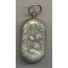 Porte Louis - 10 et 20 Francs Or - motif fleurs - métal argenté - Ref11